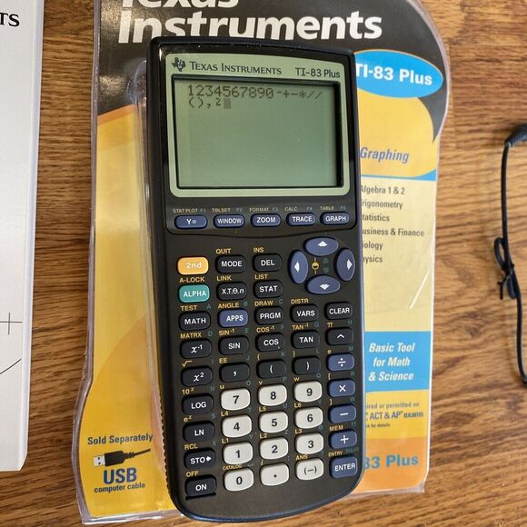 Texas Instruments TI-83 Plus Graphing Calculator w/ Protective Case Complete! - Picture 4 of 7